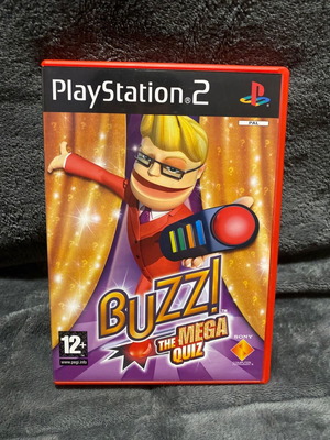 Buzz! The Mega Quiz PlayStation 2 like new without controller