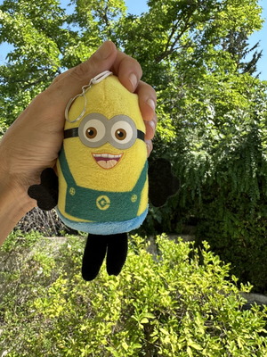 Minion Plush Charm like new for bag, backpack or stroller