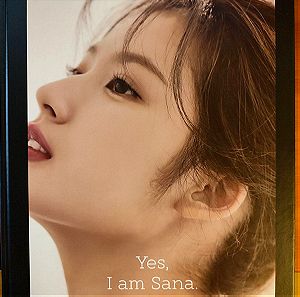 YES I AM SANA (Black version) Kpop photobook (with pre order benefits)