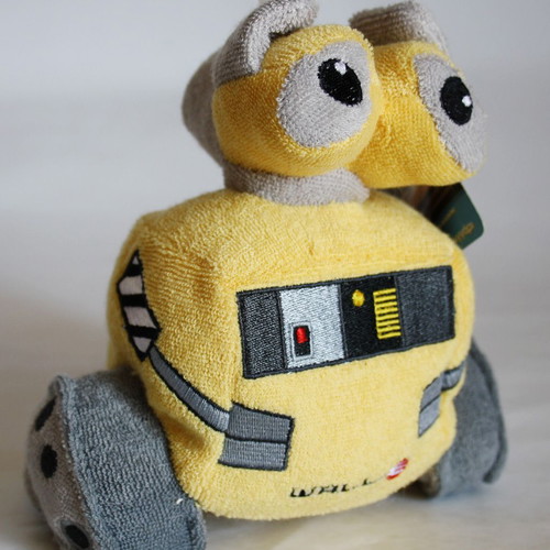 Wall E plush bath toy sponge Disney Pixar new