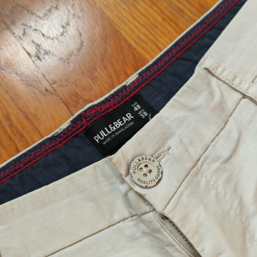 Pull & Bear men's bermuda shorts XL white like new