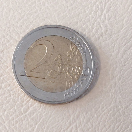 Commemorative 2 Euro Coin 70 Years Dodecanese Union with Greece 2018 used