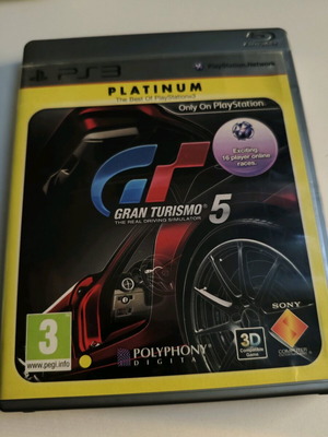Gran Turismo 5 Platinum for PlayStation 3 like new without manual