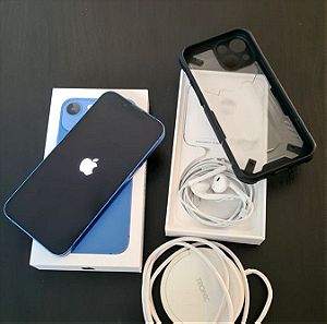 Apple iPhone 13 Mini 5G (4GB/256GB) Blue + Apple Watch SE 2022 Aluminium 44mm Midnight Sport Band