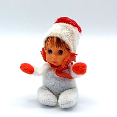 El Greco Mini Doll in Egg 1980s used, PVC