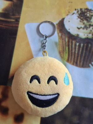 Emoji keychain like new
