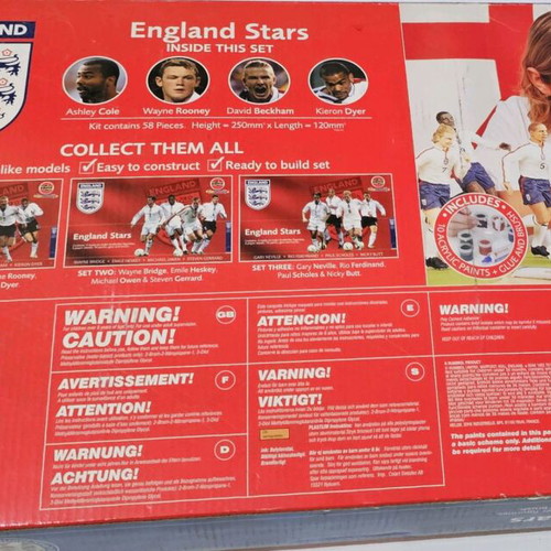 Airfix England Stars model kit like new, collectible set