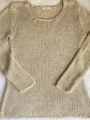 Vintage beige jumper new, size M