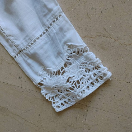 Zara cotton shirt like new, white, size S