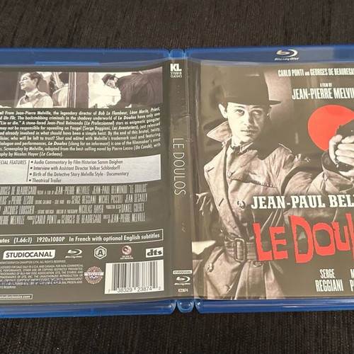 Le Doulos Blu-ray like new with English subtitles, thriller