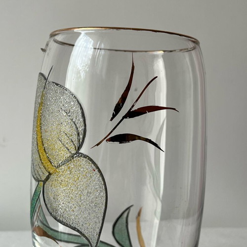 Vintage Ιταλικό Κρυστάλλινο Βάζο Cristalleria Toscana σαν καινούργιο, χειροποίητο