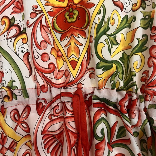 Dress with shirring, new, one size