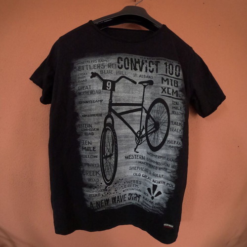 Men's Black Cotton T-Shirt size S like new