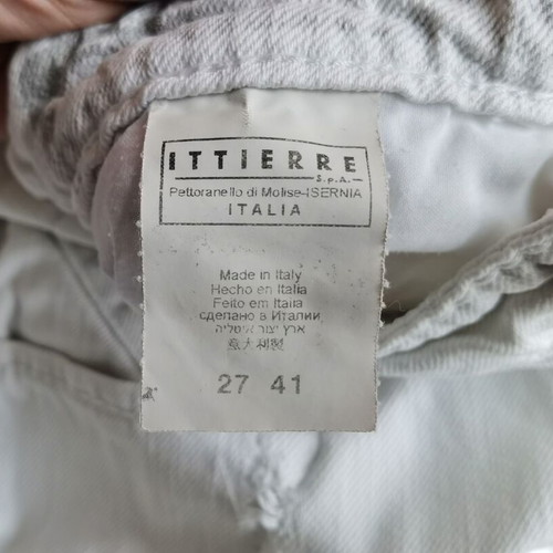 White women's jeans like new, size S/36/8, cotton