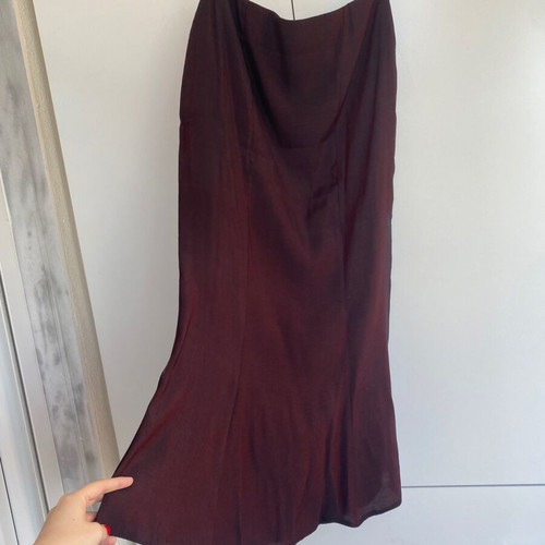 Vintage Y2K suit set burgundy skirt top jacket like new