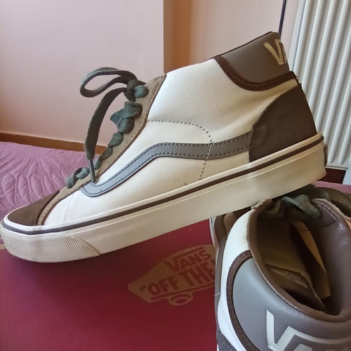 Vans Mid Skool sneakers size 43 like new, coffee-beige