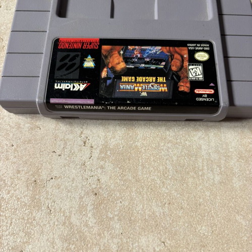 WWF Wrestlemania The Arcade Game Super Nintendo SNES