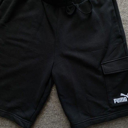 Puma Cargo Shorts Size M, New, Black