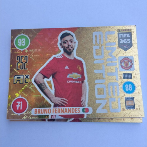Panini FIFA 365 2021 Limited Edition Card Bruno Fernandes