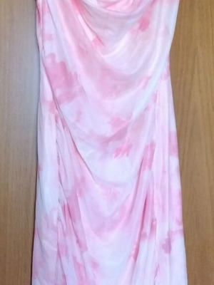 Dress new, pink and white, size XL