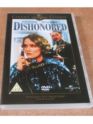 Dishonored DVD σαν καινούργιο, Universal, region 2, δράμα, αισθηματική