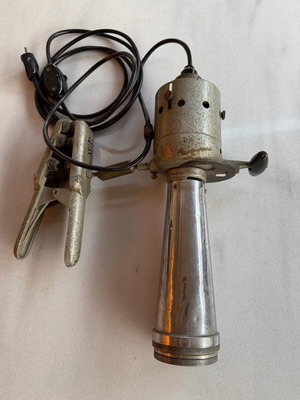 Industrial antique lamp used, decorative spotlight