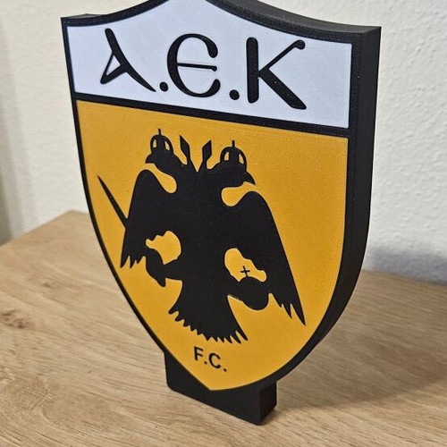 AEK F.C. tabletop badge new collectible