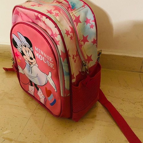 Toddler bag used with Minnie Mouse design
