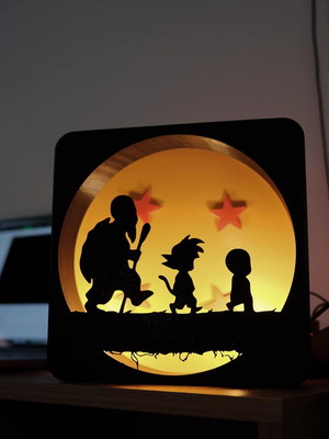 Lightbox Dragon Ball Z new with multicolor LED and USB remote
