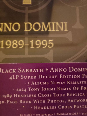 Black Sabbath Anno Domini 1989-1995 4LP box set σφραγισμένο
