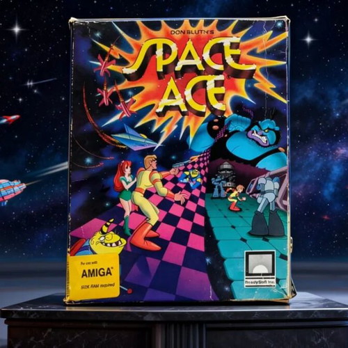 Amiga Space Ace Big Box μεταχειρισμένο παιχνίδι δράσης από ReadySoft