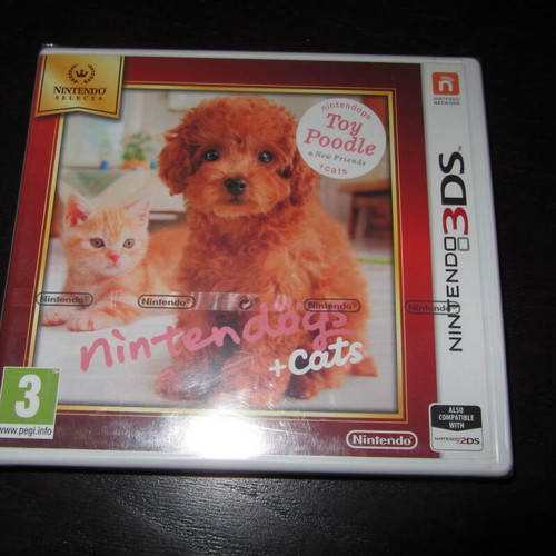 Nintendogs + Cats Toy Poodle & New Friends Nintendo 3DS new sealed