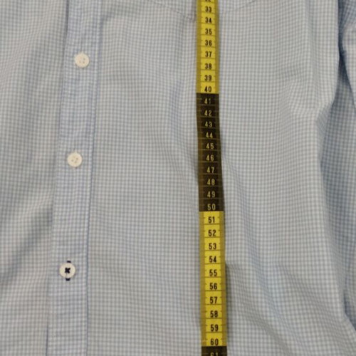 American Eagle men's shirt like new, white and blue, cotton
