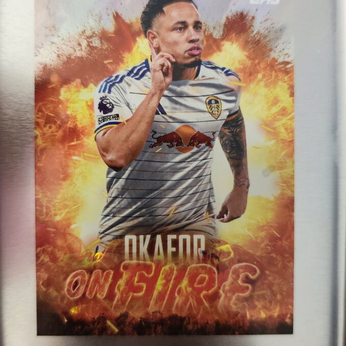 Topps Premier League Cards 2026/2027 On Fire Gabriel Martinelli, Noah Okafor