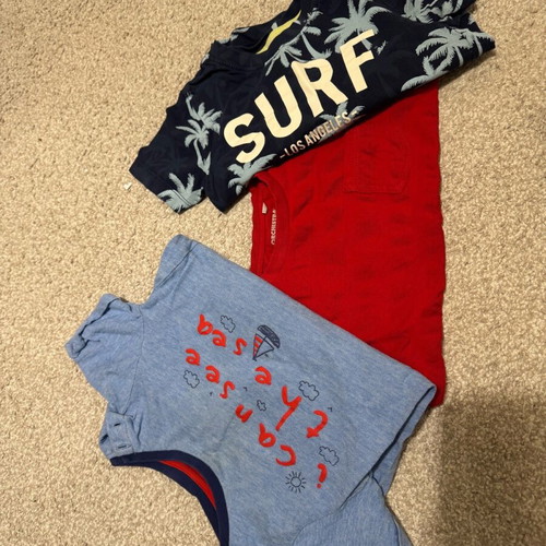 Boys' set used, pack of 6 pieces