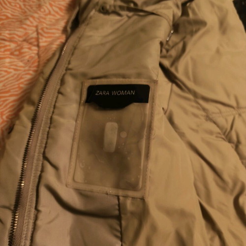 Zara women's beige jacket like new, size M