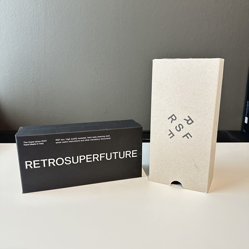 Retrosuperfuture Sunglasses Case new, black