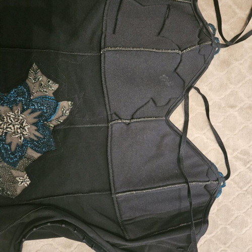 Bustier like new with handmade design, size S