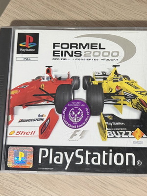 Formel Eins 2000 PS1 game used, German PAL edition
