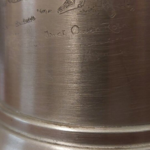 Shuler Pewter USA 1975 beer mug set, like new, collectible