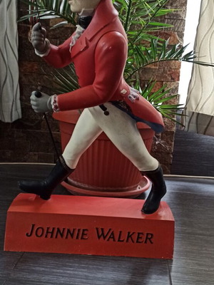 Johnnie Walker Statue used, vintage 70cm from 60s