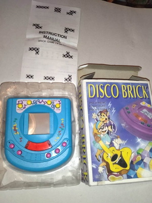Κονσόλα χειρός δεκαετίας 90 Disco Brick από στοκ