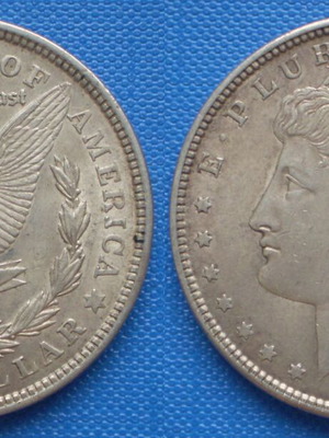 United States of America 1$ 1921 silver coin 0.900, like new