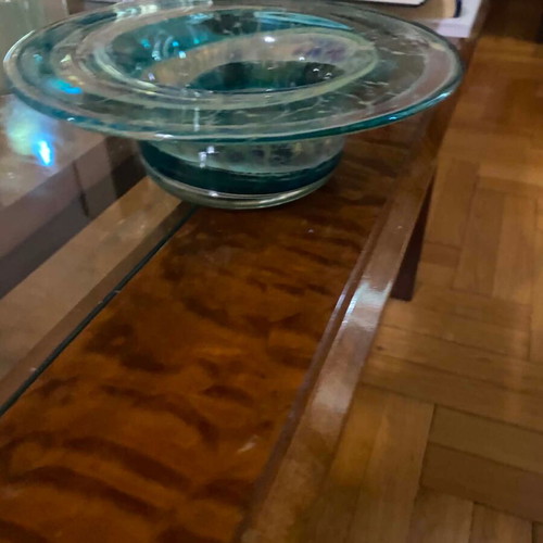 Handmade blown glass decorative piece