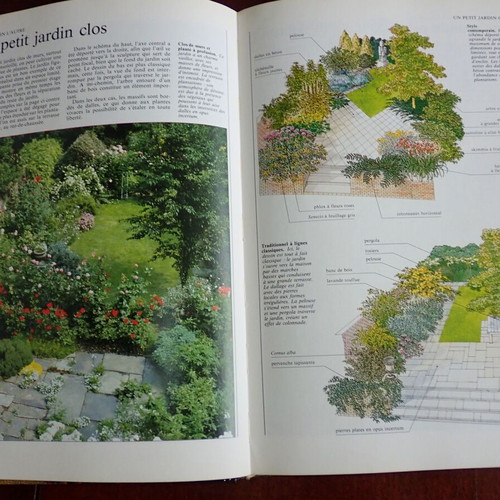Garden books used, 4 pieces, 1980s-90s