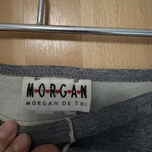 Morgan skirt small size grey polyamide like new, summer fabric