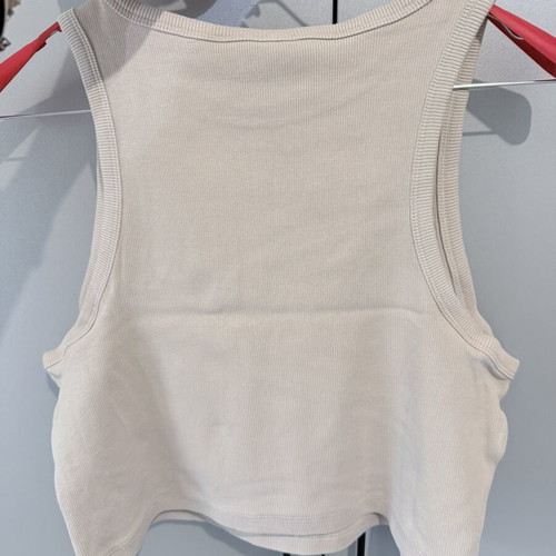 Basic beige top H&M like new, size L