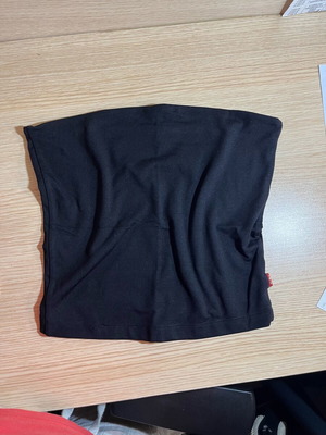 Iso fitted strapless black top like new size M