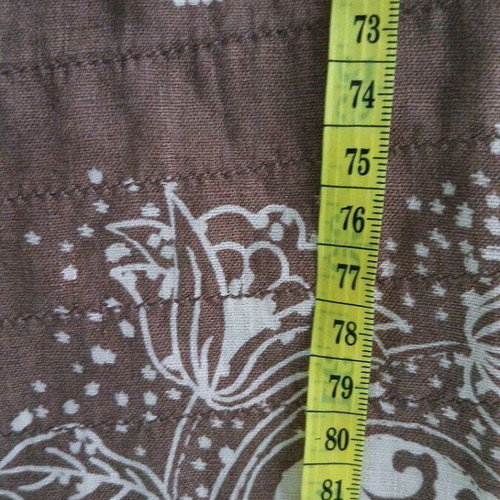 La Redoute linen dress like new, size L, white and beige