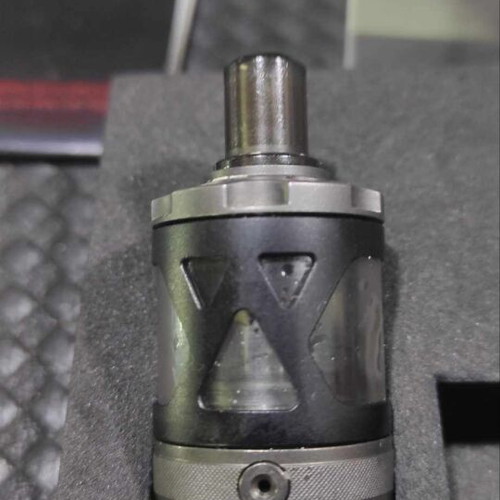 Bishop RTA Gu n metal used by Ambition Mods x The Vaping Gentlemen Club with tank armour